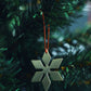 Silver Plated Snow Flake Ornament · Style C