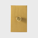 Tala US · Single Rotary Wall Dimmer in Brass | socius design in Rochester, MN