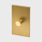 Tala US · Single Rotary Wall Dimmer in Brass | socius design in Rochester, MN