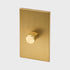 Tala US · Single Rotary Wall Dimmer in Brass | socius design in Rochester, MN
