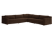 Chocolate Recycled Velvet