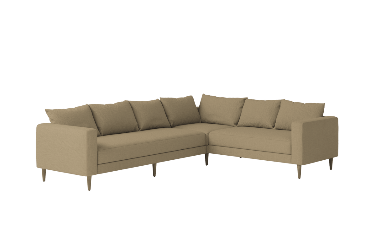 Sabai Design · Slipcover: The Essential Corner Sectional (6 Seat) in Hemp | socius design in Rochester, MN