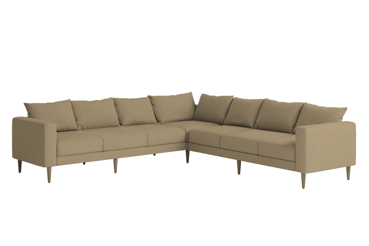 Sabai Design · Slipcover: The Essential Corner Sectional (7 Seat) in Hemp | socius design in Rochester, MN
