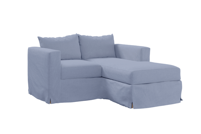 Sabai Design · Slipcover: The Essential Loveseat Sectional in Hemp | socius design in Rochester, MN