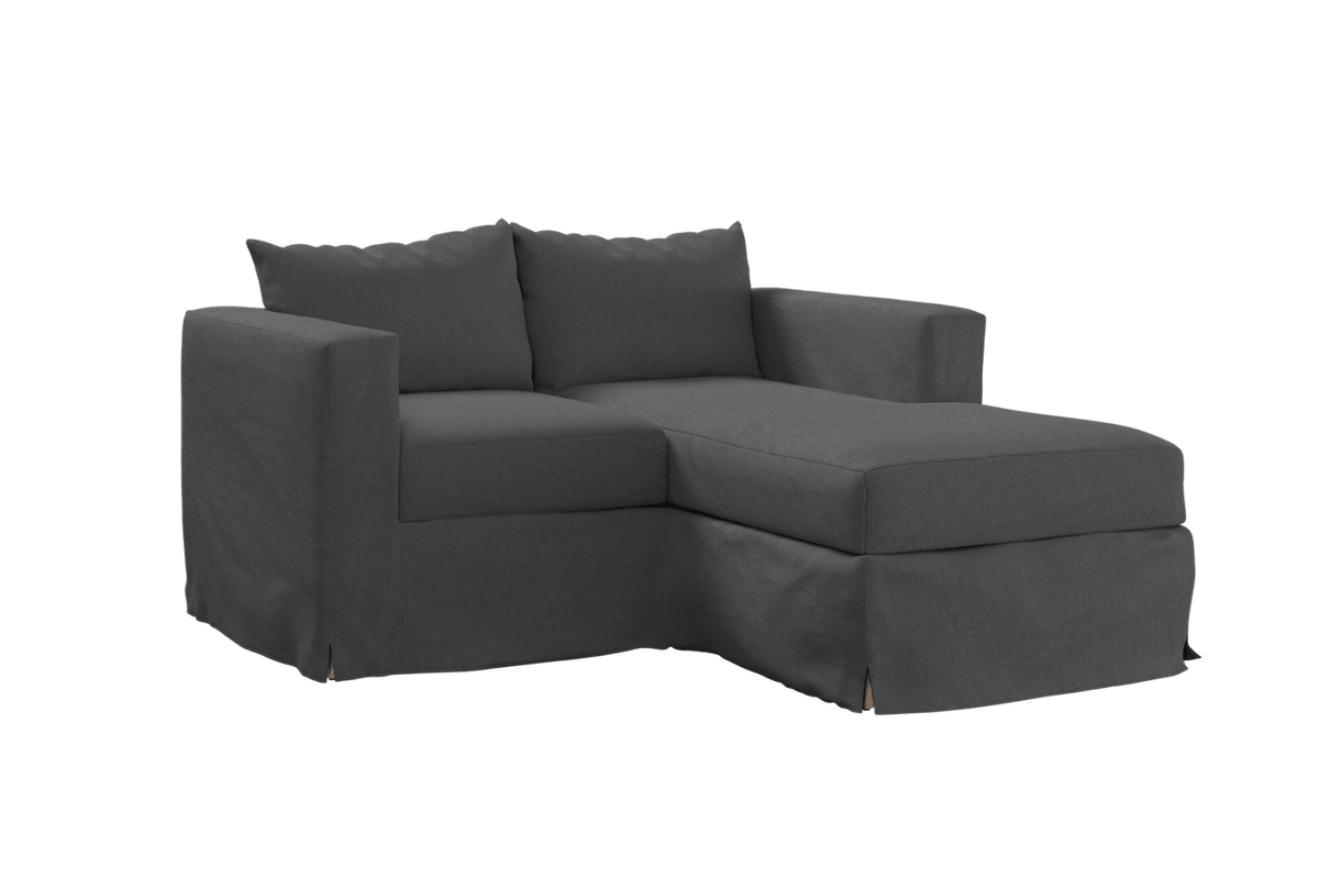 Sabai Design · Slipcover: The Essential Loveseat Sectional in Hemp | socius design in Rochester, MN