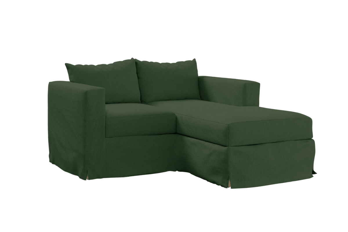 Sabai Design · Slipcover: The Essential Loveseat Sectional in Hemp | socius design in Rochester, MN