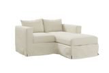 Sabai Design · Slipcover: The Essential Loveseat Sectional in Hemp | socius design in Rochester, MN