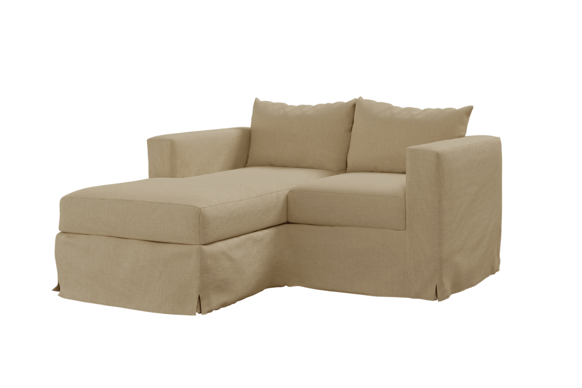 Sabai Design · Slipcover: The Essential Loveseat Sectional in Hemp | socius design in Rochester, MN