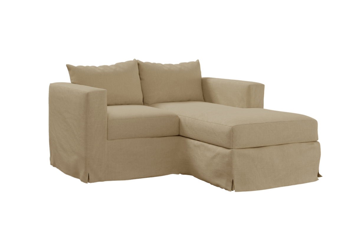 Sabai Design · Slipcover: The Essential Loveseat Sectional in Hemp | socius design in Rochester, MN