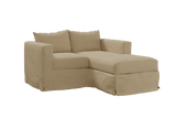 Sabai Design · Slipcover: The Essential Loveseat Sectional in Hemp | socius design in Rochester, MN