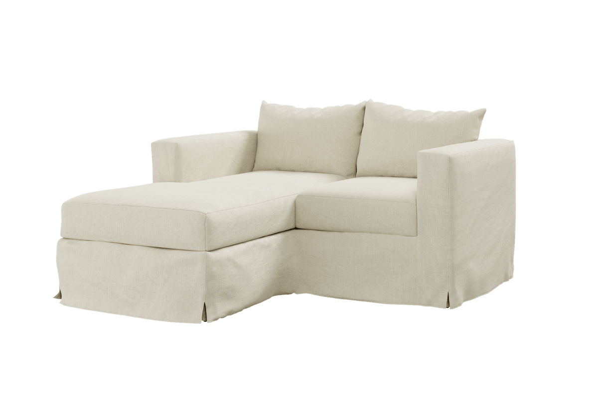 Sabai Design · Slipcover: The Essential Loveseat Sectional in Hemp | socius design in Rochester, MN