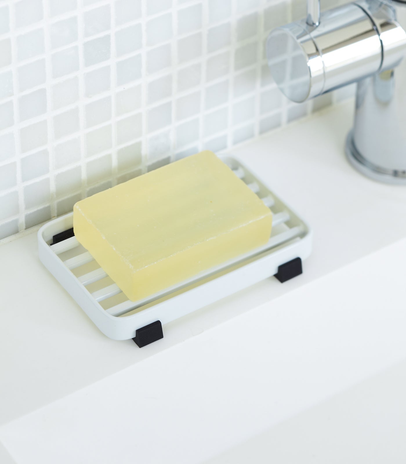 Yamazaki Home · Slotted Steel Soap Tray · Yamazaki Home | socius design in Rochester, MN
