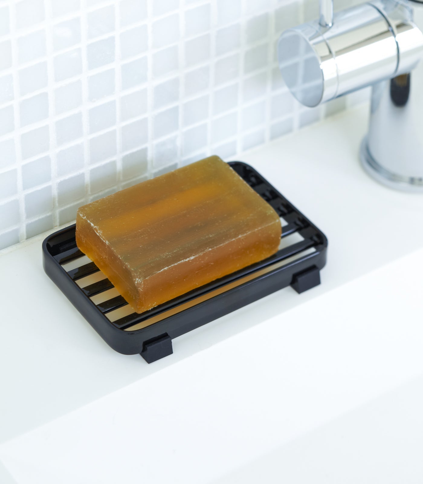 Yamazaki Home · Slotted Steel Soap Tray · Yamazaki Home | socius design in Rochester, MN