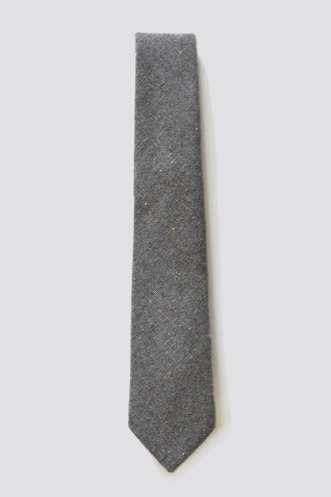 Curated Basics · Speckled Grey Wool Tie | socius design in Rochester, MN