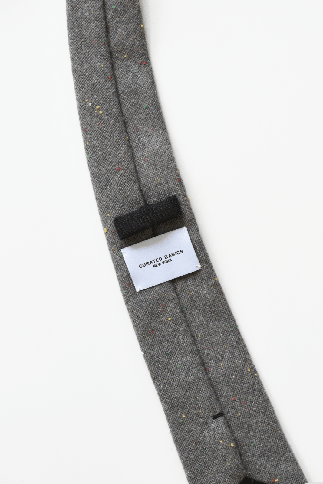 Curated Basics · Speckled Grey Wool Tie | socius design in Rochester, MN