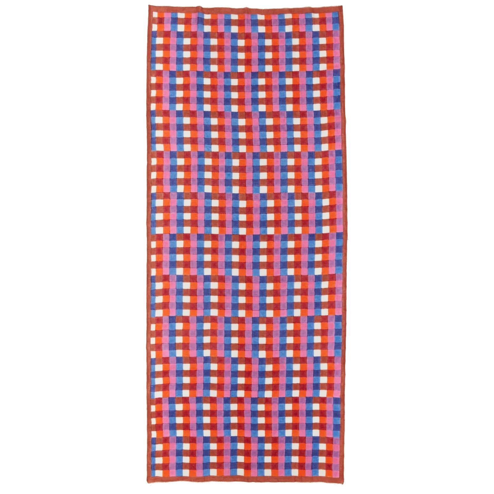 Block Shop · Split - Bars Hand Block - Printed Long Scarf · Purple | socius design in Rochester, MN
