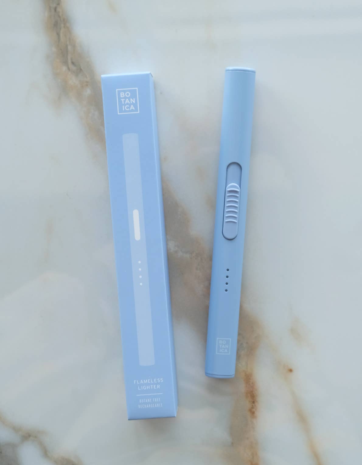 BOTANICA · Spring Limited Edition Flameless Rechargeable USB - C Lighter · Sky Blue | socius design in Rochester, MN