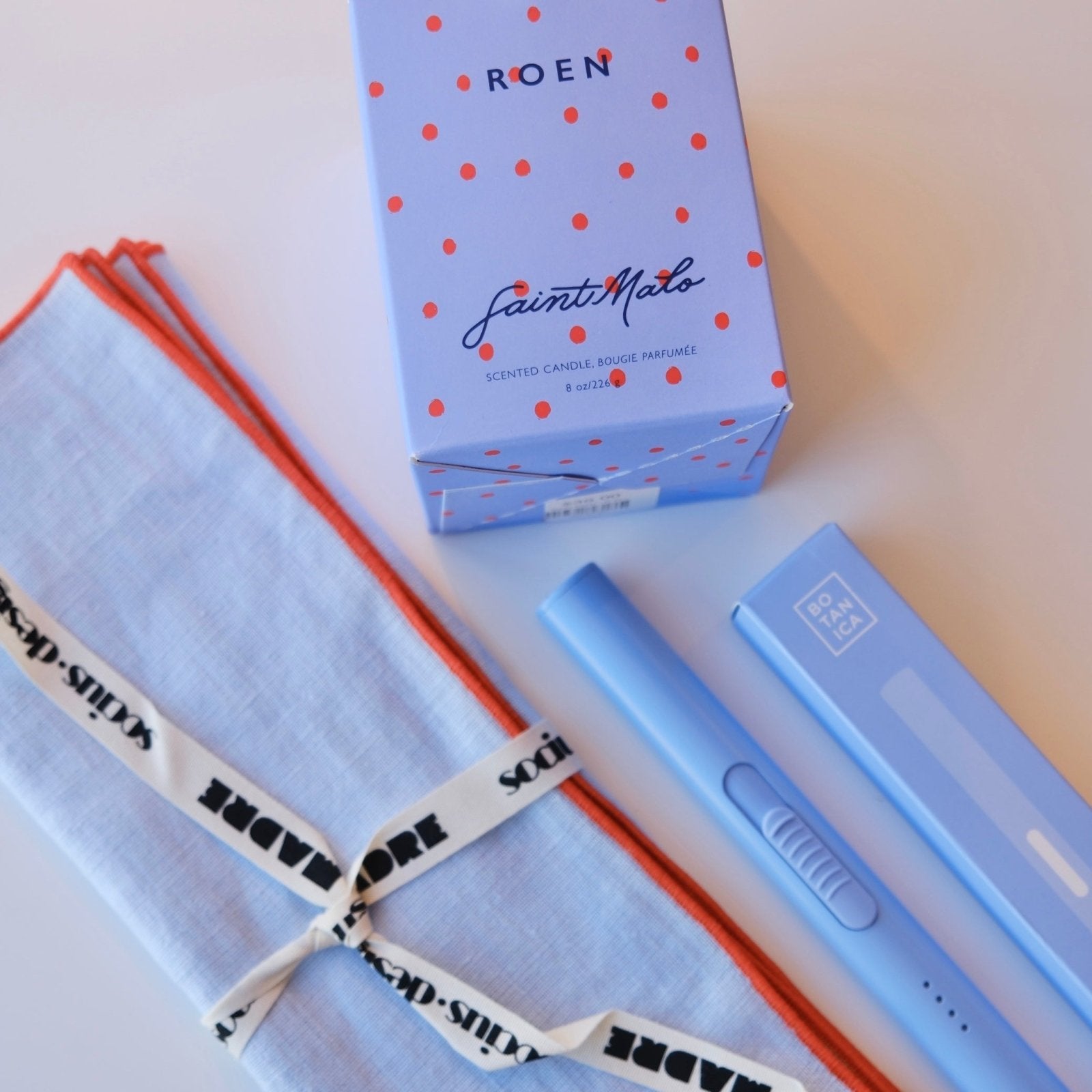 BOTANICA · Spring Limited Edition Flameless Rechargeable USB - C Lighter · Sky Blue | socius design in Rochester, MN
