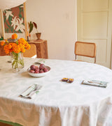 Block Shop · Squiggle Dot Tablecloth | Basil | socius design in Rochester, MN