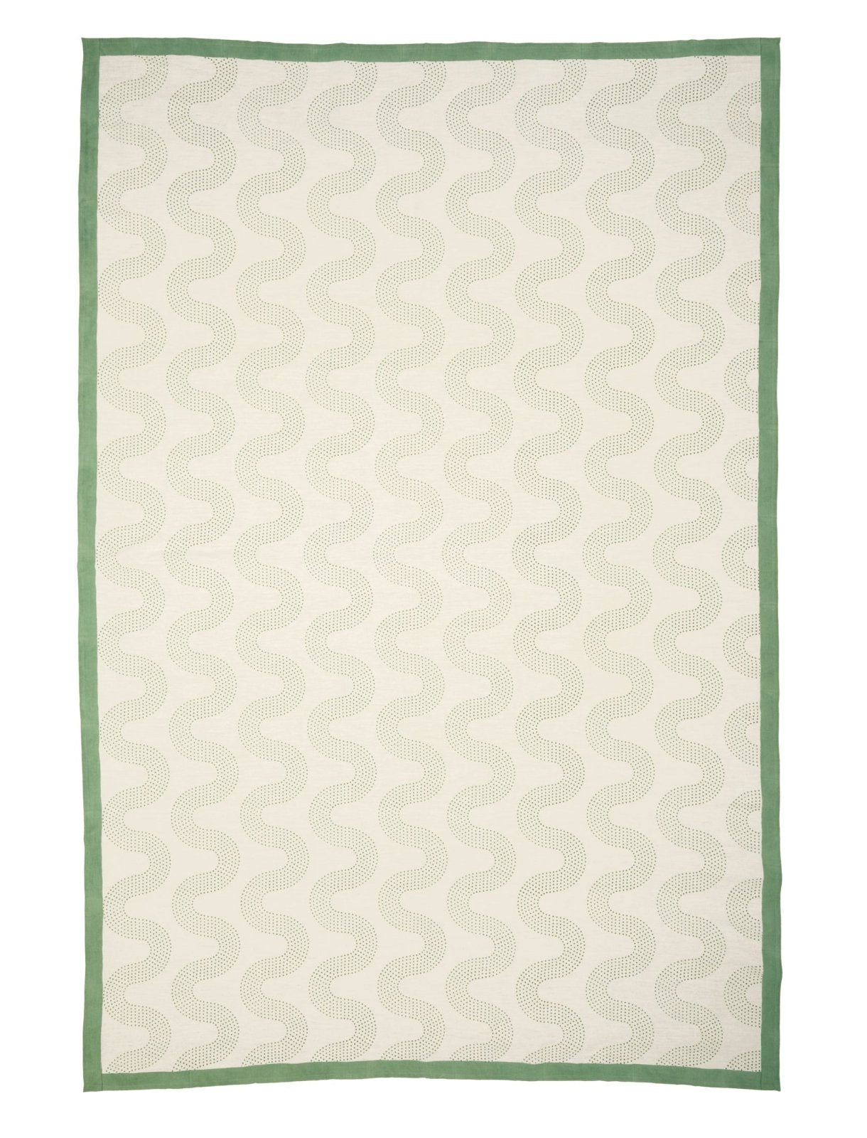 Block Shop · Squiggle Dot Tablecloth | Basil | socius design in Rochester, MN
