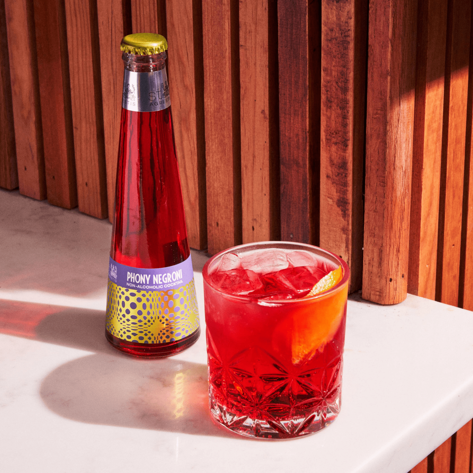 St. Agrestis · St. Agrestis Non - Alcoholic Phony Negroni® | socius design in Rochester, MN