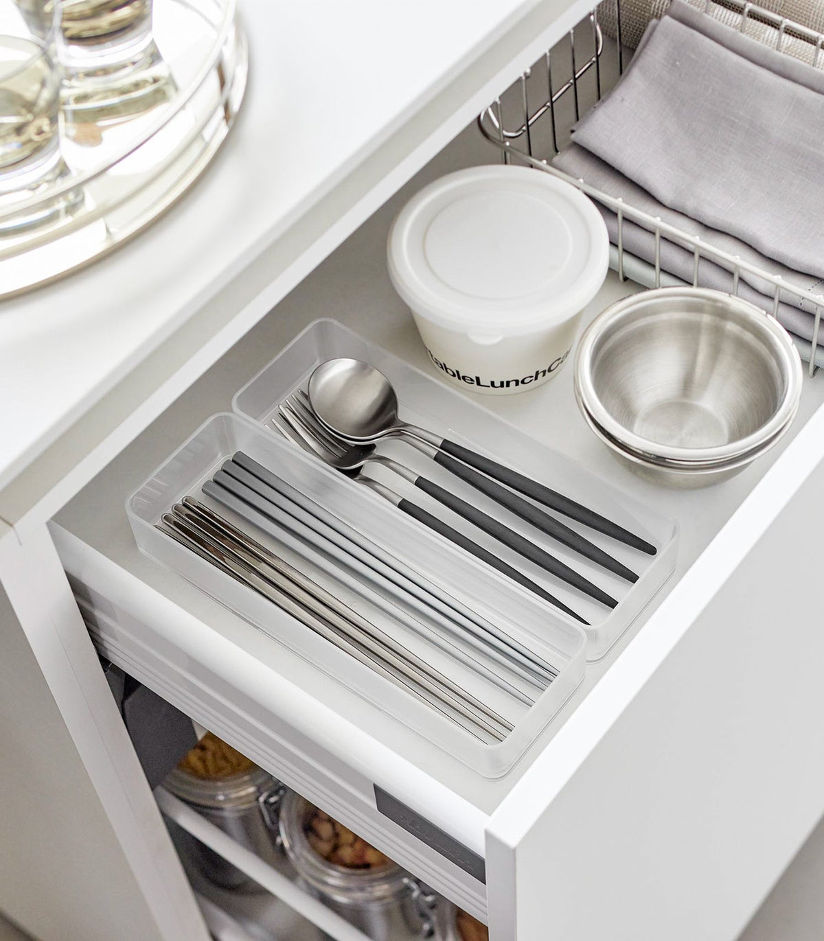 Yamazaki Home · Stackable Clear Organizers [Set of 2] | socius design in Rochester, MN