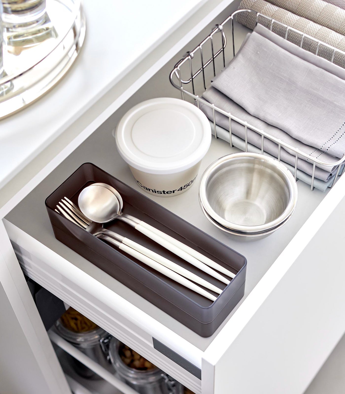 Yamazaki Home · Stackable Clear Organizers [Set of 2] | socius design in Rochester, MN