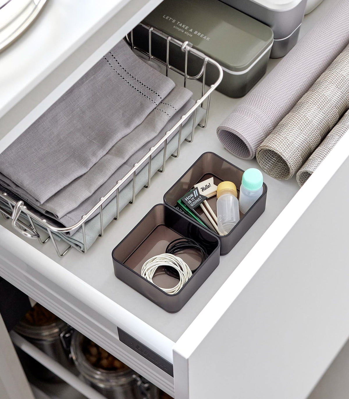 Yamazaki Home · Stackable Clear Organizers [Set of 2] | socius design in Rochester, MN