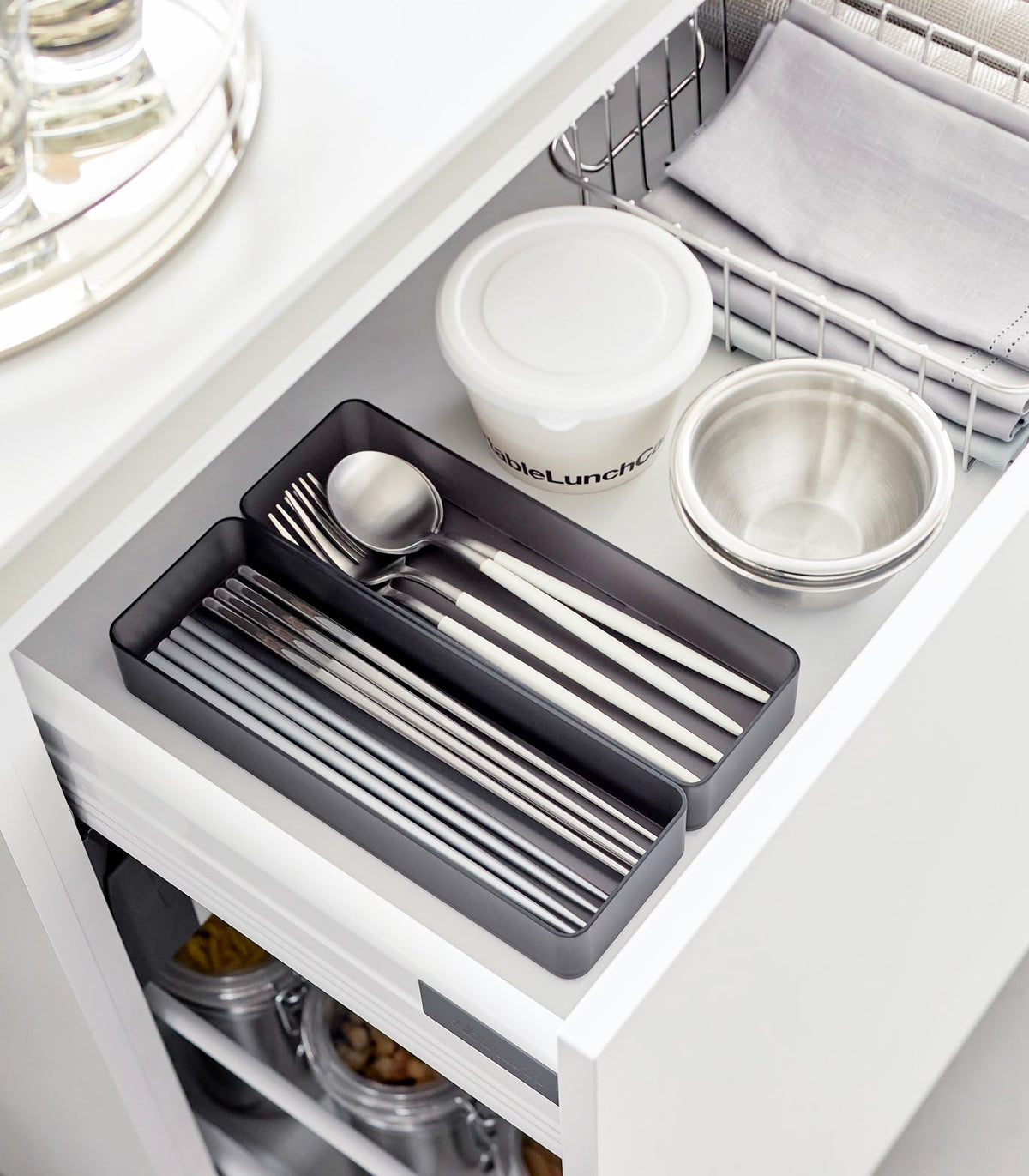 Yamazaki Home · Stackable Clear Organizers [Set of 2] | socius design in Rochester, MN