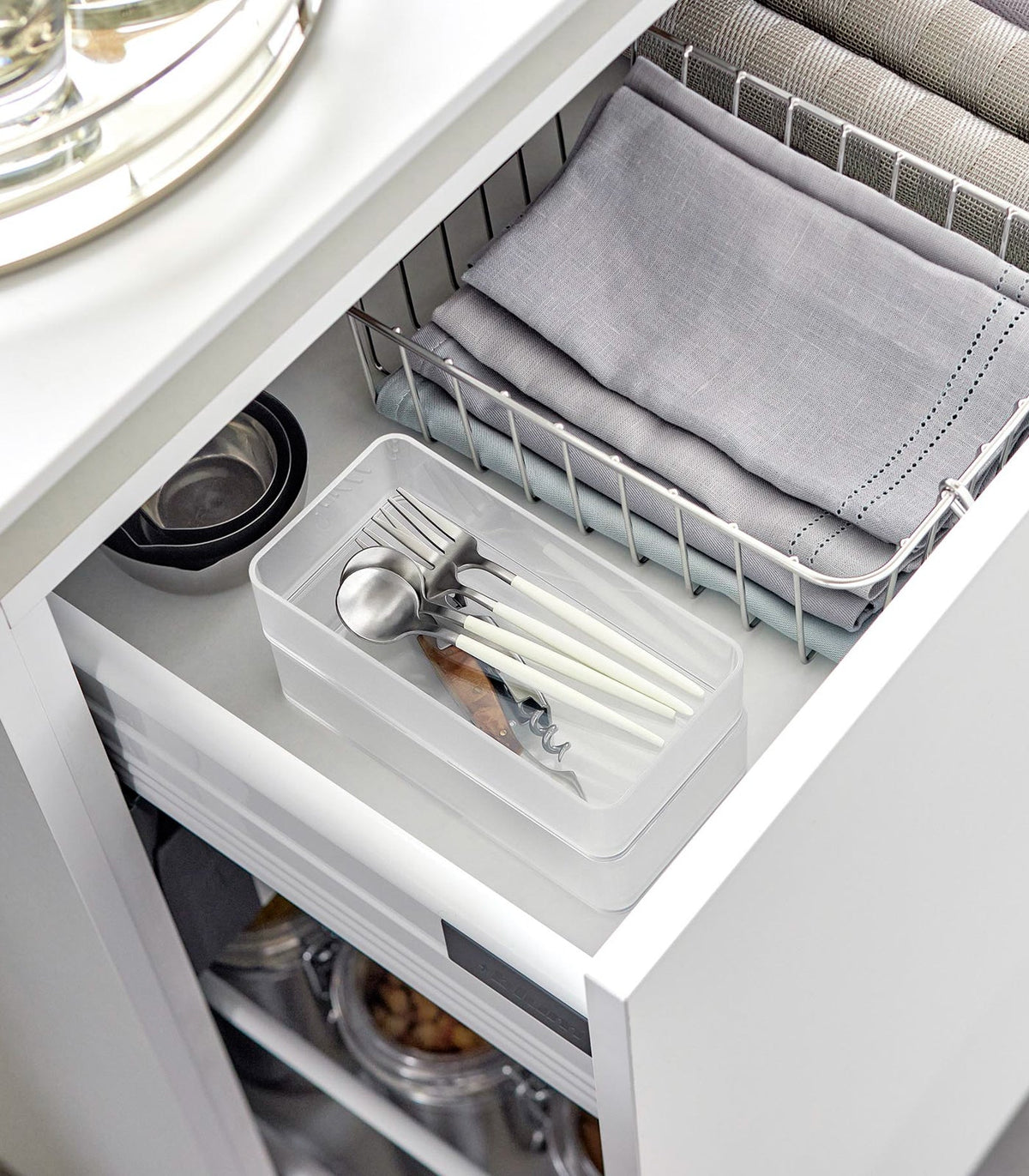 Yamazaki Home · Stackable Clear Organizers [Set of 2] | socius design in Rochester, MN