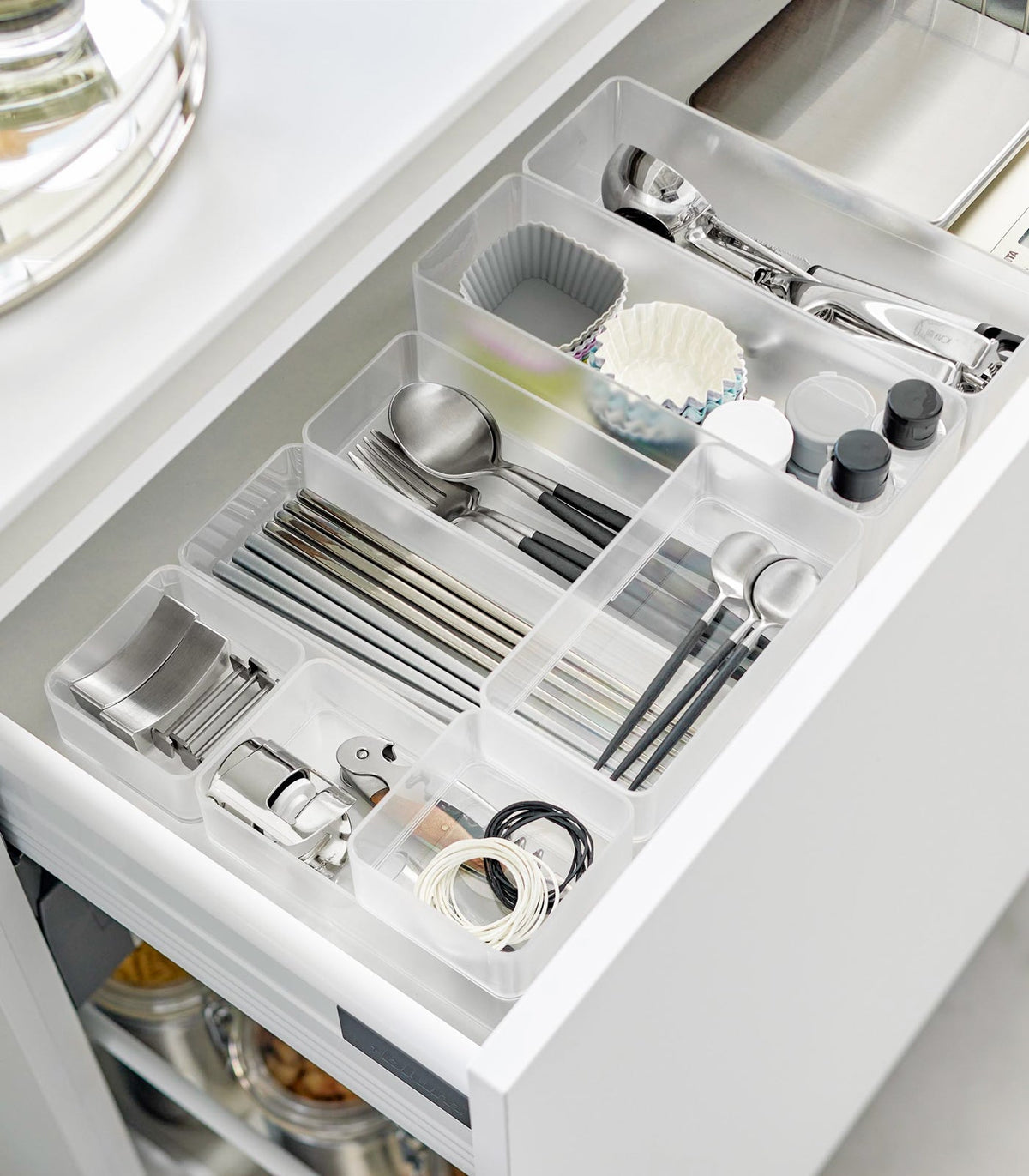 Yamazaki Home · Stackable Clear Organizers [Set of 2] | socius design in Rochester, MN