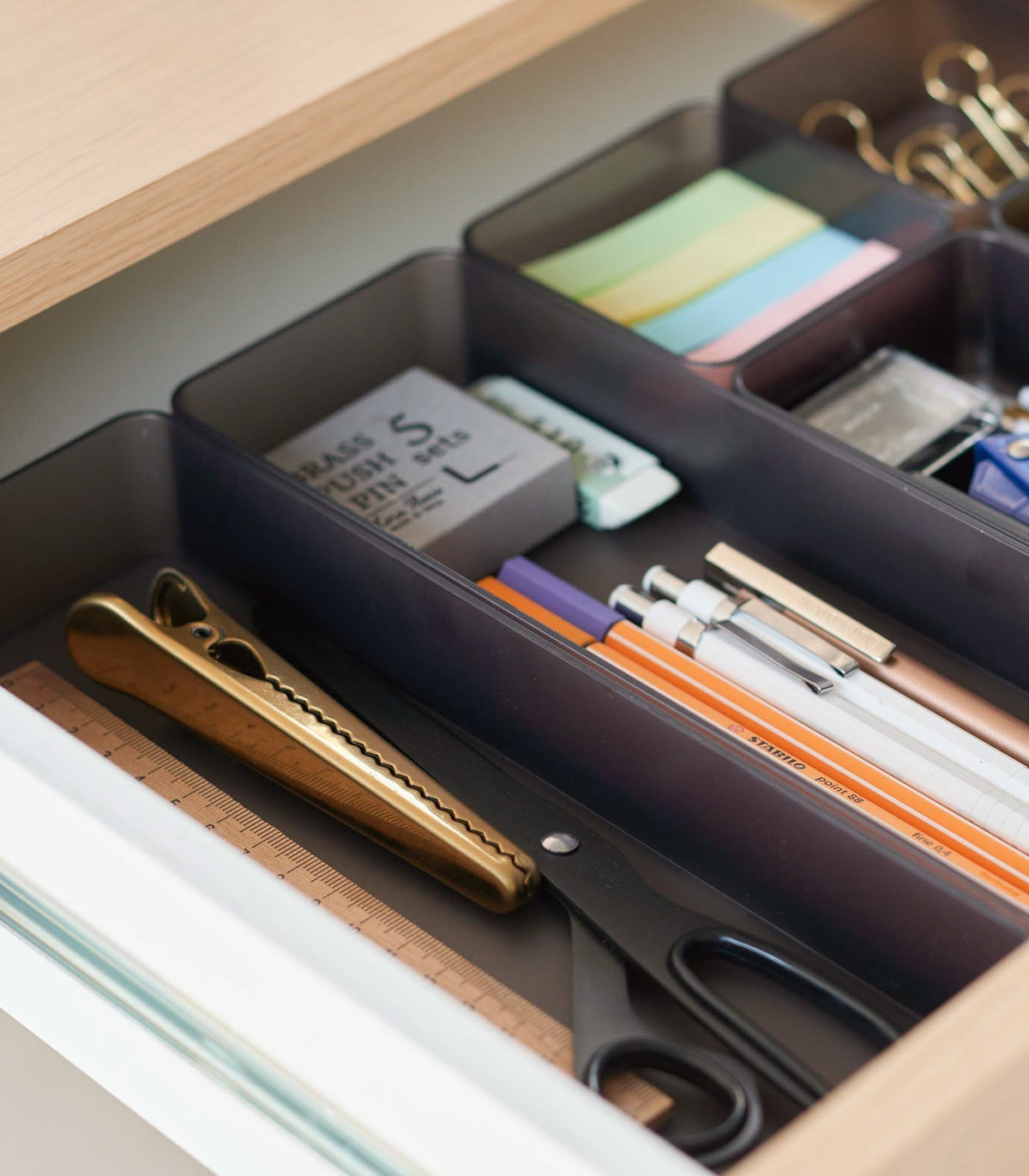 Yamazaki Home · Stackable Clear Organizers [Set of 2] | socius design in Rochester, MN