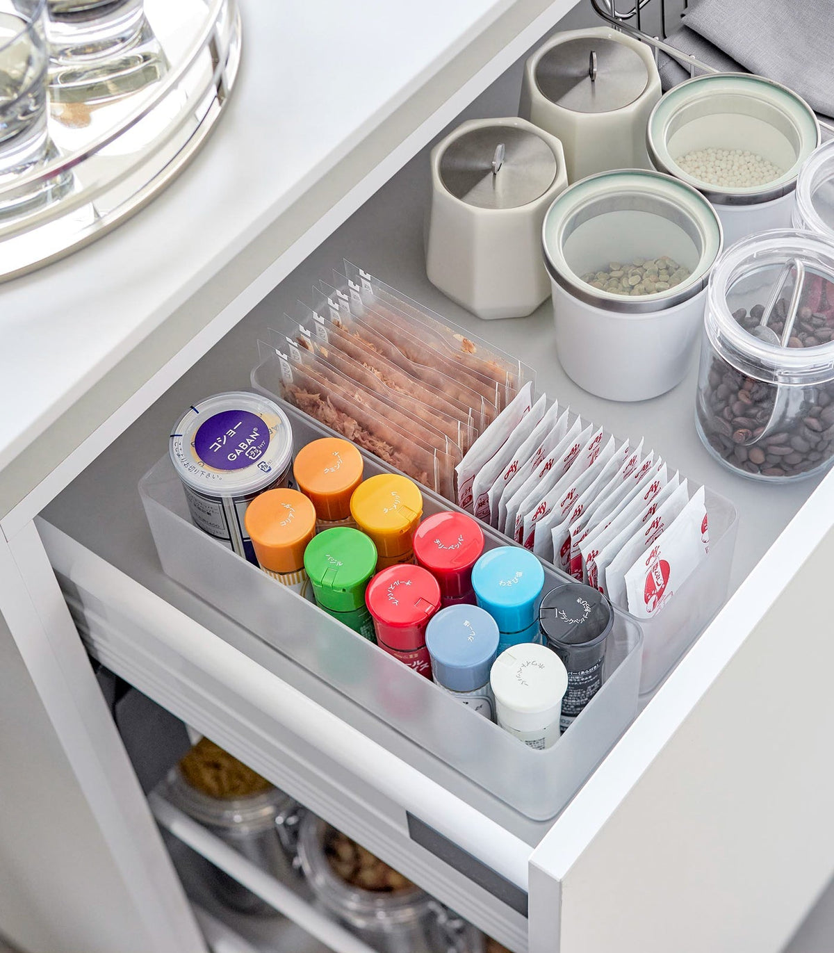 Yamazaki Home · Stackable Clear Organizers [Set of 2] | socius design in Rochester, MN