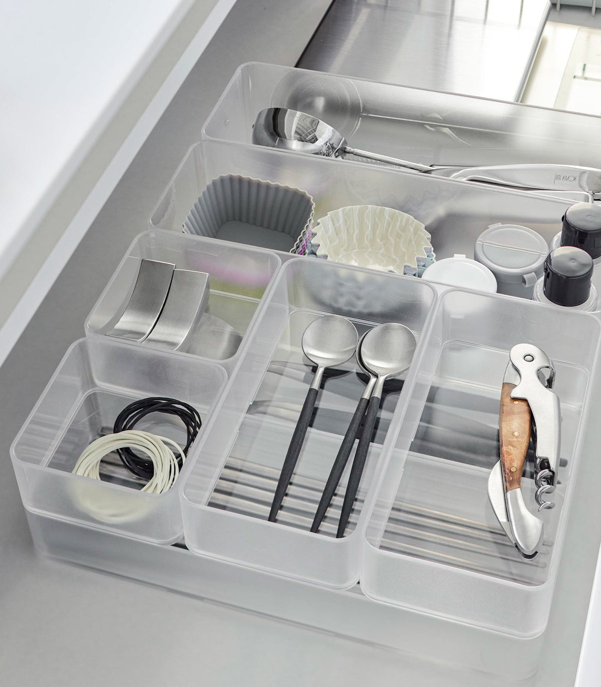Yamazaki Home · Stackable Clear Organizers [Set of 2] | socius design in Rochester, MN