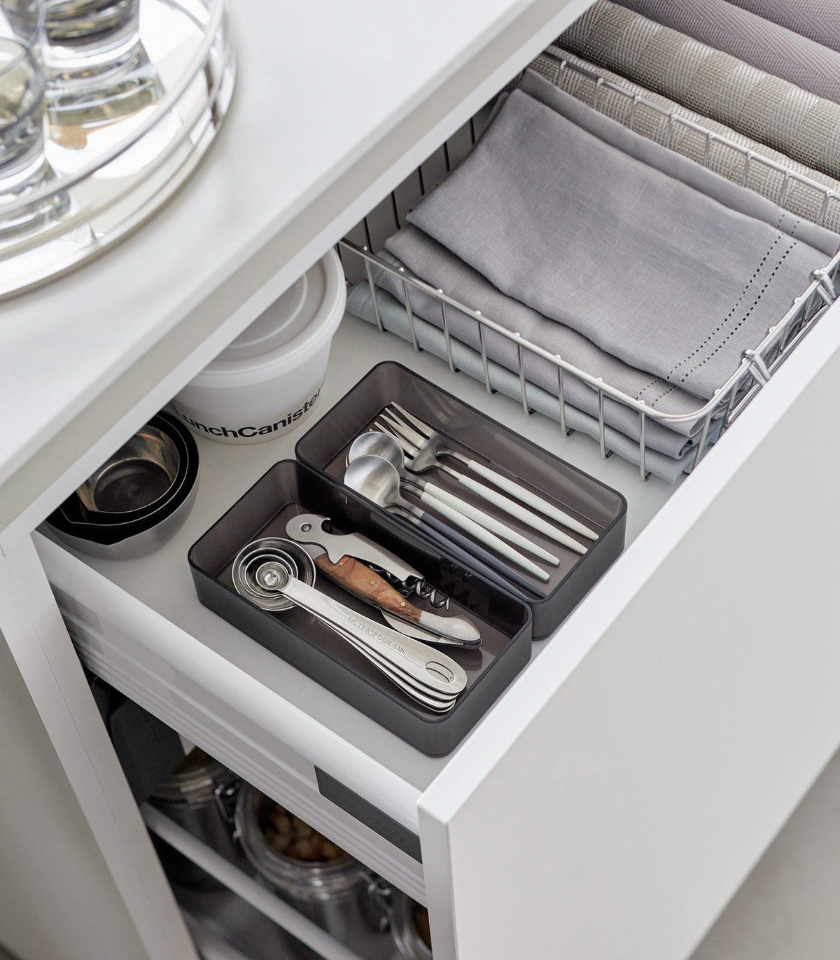 Yamazaki Home · Stackable Clear Organizers [Set of 2] | socius design in Rochester, MN