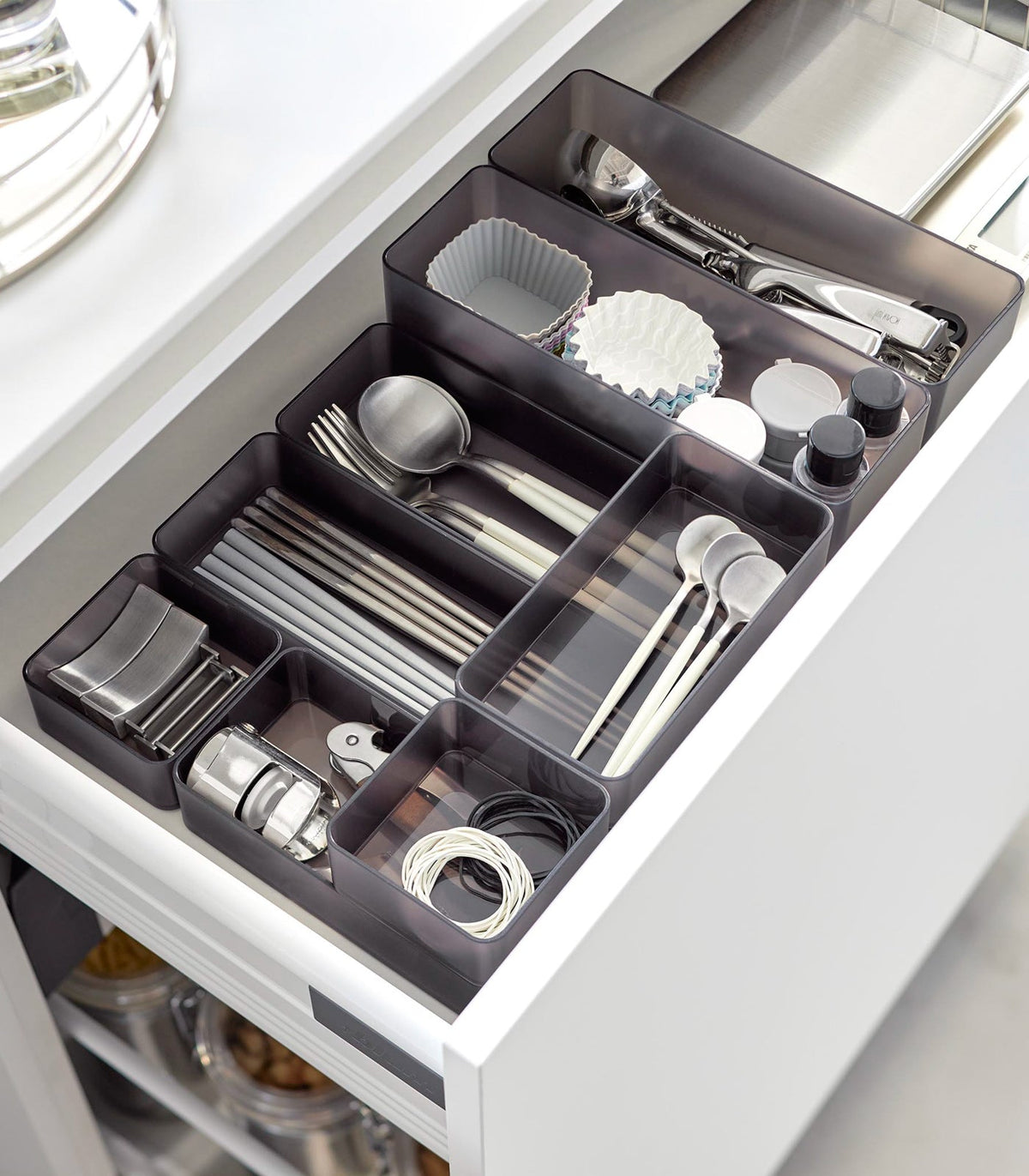 Yamazaki Home · Stackable Clear Organizers [Set of 2] | socius design in Rochester, MN