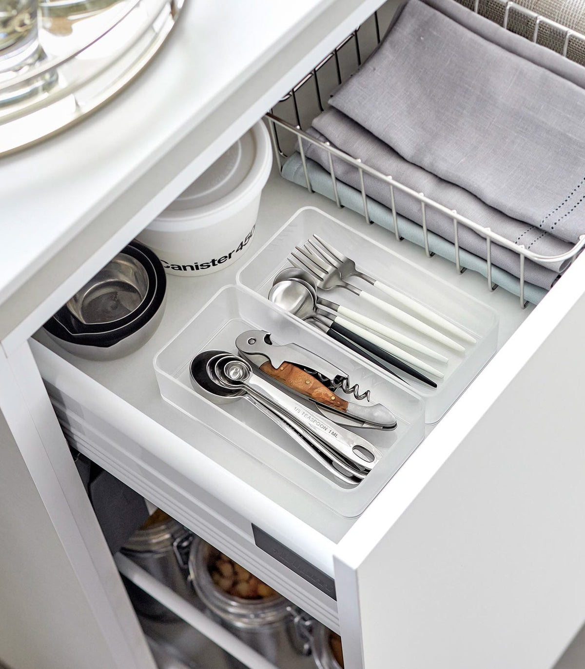 Yamazaki Home · Stackable Clear Organizers [Set of 2] | socius design in Rochester, MN