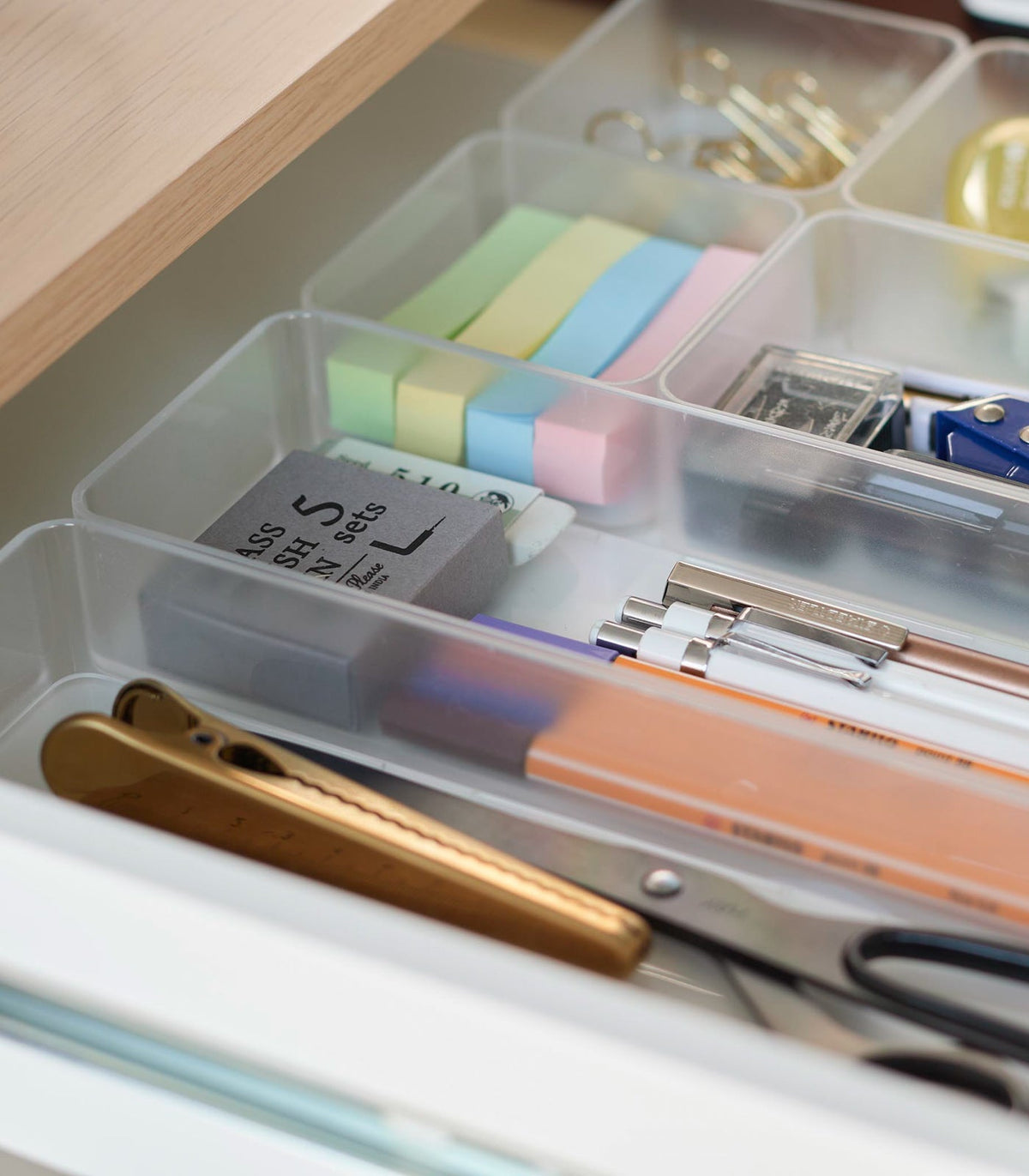 Yamazaki Home · Stackable Clear Organizers [Set of 2] | socius design in Rochester, MN