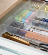 Yamazaki Home · Stackable Clear Organizers [Set of 2] | socius design in Rochester, MN