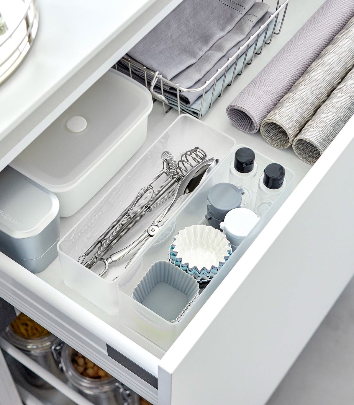 Yamazaki Home · Stackable Clear Organizers [Set of 2] | socius design in Rochester, MN