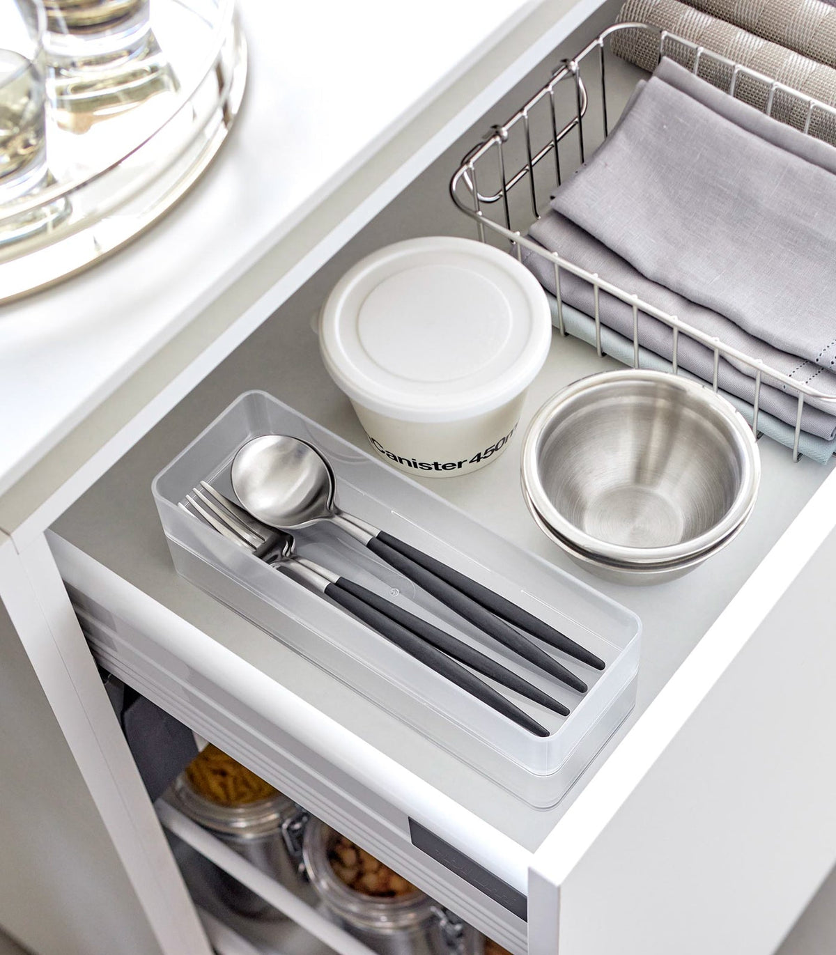 Yamazaki Home · Stackable Clear Organizers [Set of 2] | socius design in Rochester, MN