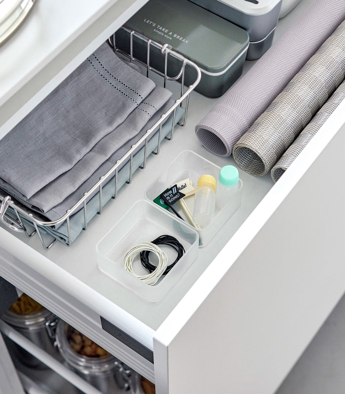 Yamazaki Home · Stackable Clear Organizers [Set of 2] | socius design in Rochester, MN