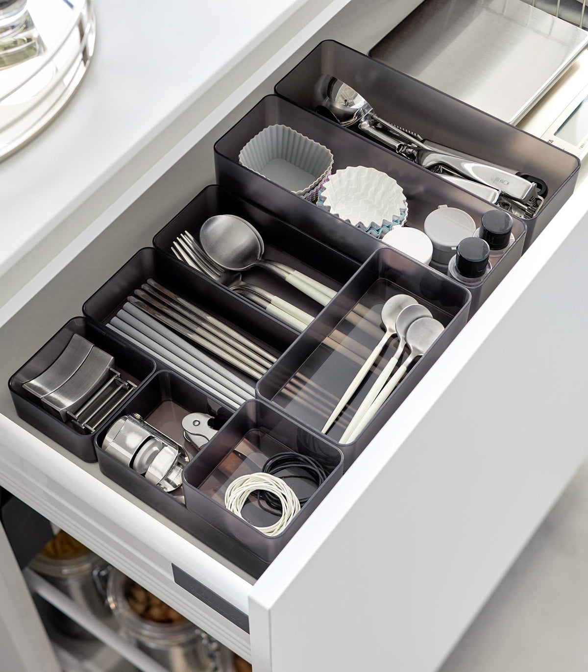 Yamazaki Home · Stackable Clear Organizers [Set of 2] | socius design in Rochester, MN