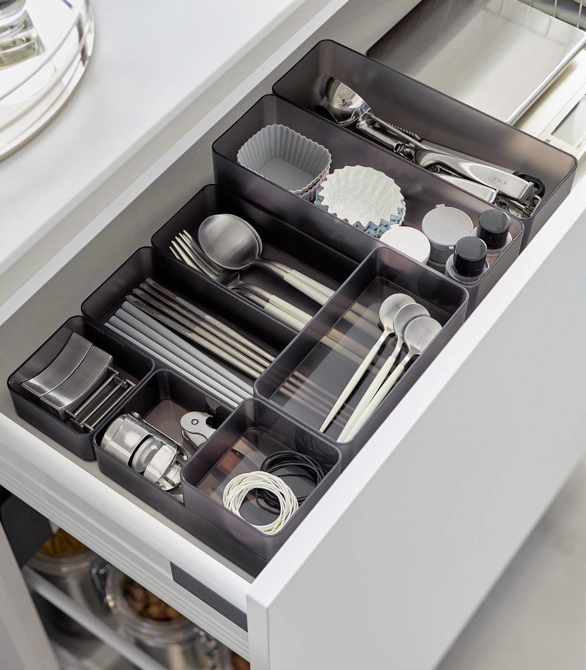 Yamazaki Home · Stackable Clear Organizers [Set of 2] | socius design in Rochester, MN