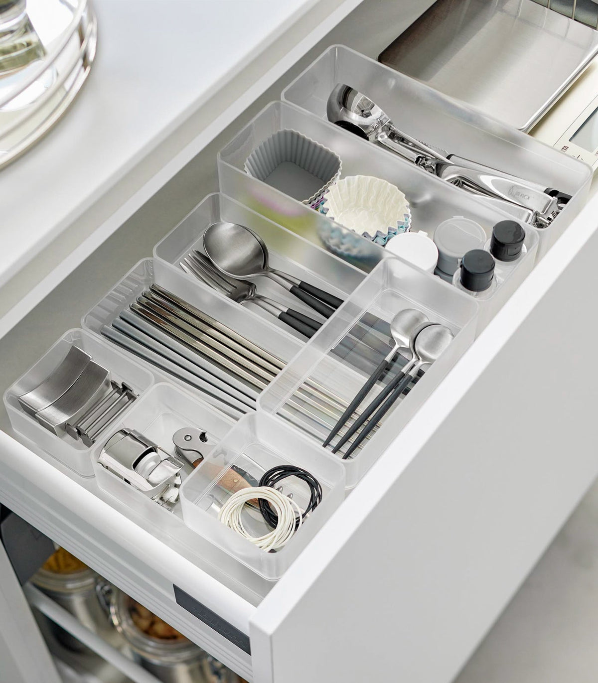 Yamazaki Home · Stackable Clear Organizers [Set of 2] | socius design in Rochester, MN