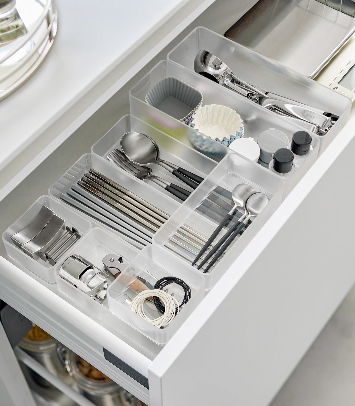 Yamazaki Home · Stackable Clear Organizers [Set of 2] | socius design in Rochester, MN