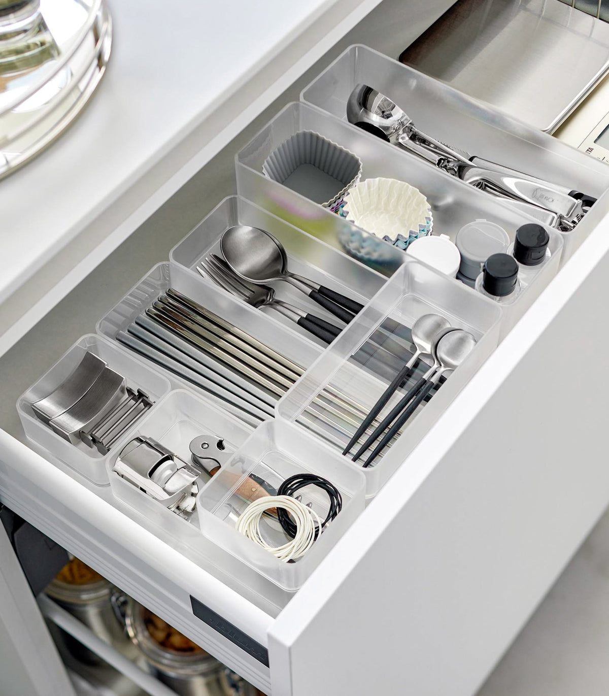 Yamazaki Home · Stackable Clear Organizers [Set of 2] | socius design in Rochester, MN