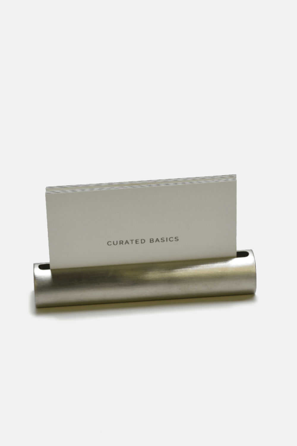 Curated Basics · Steel Business Card Stand | socius design in Rochester, MN
