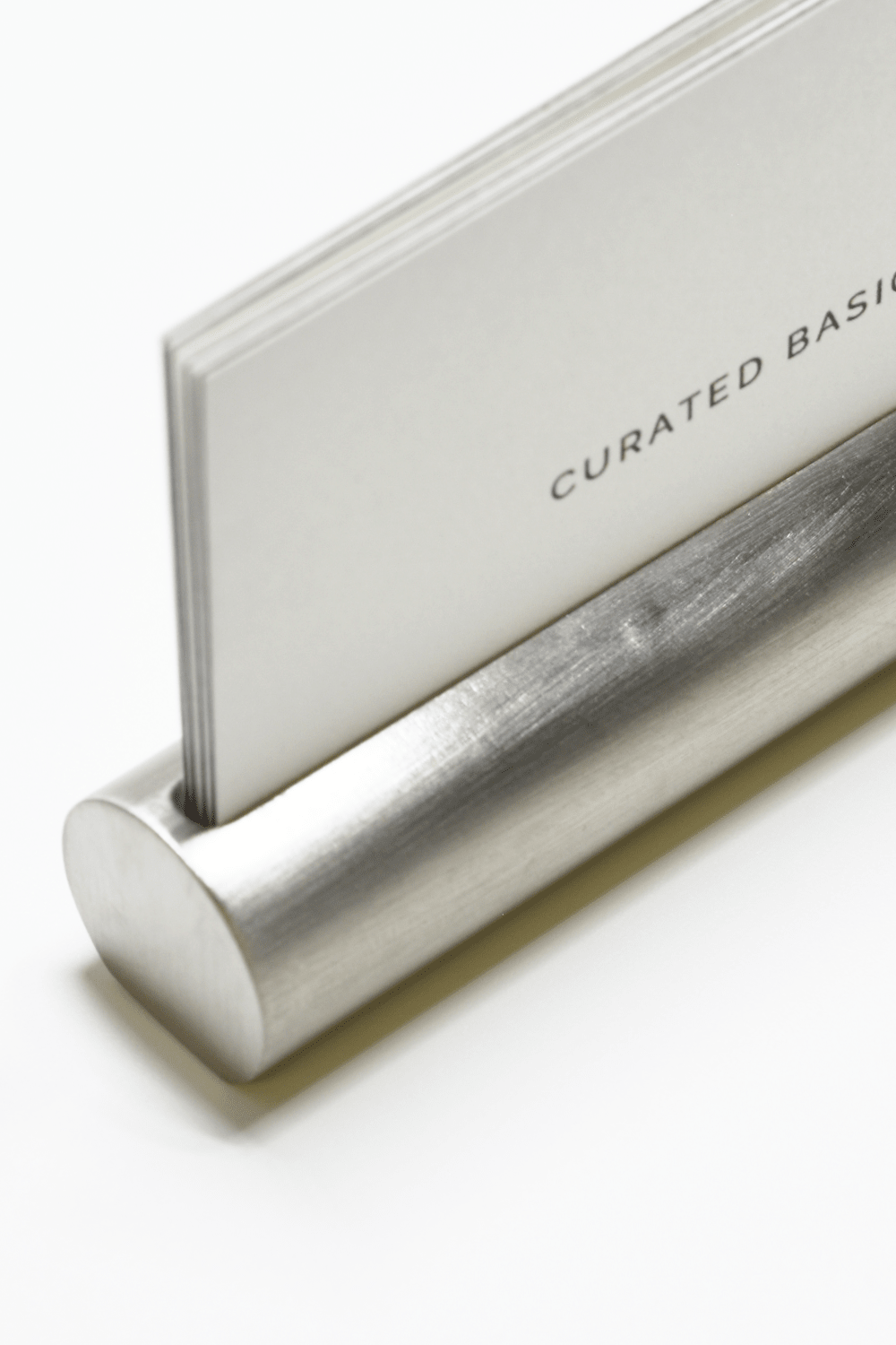 Curated Basics · Steel Business Card Stand | socius design in Rochester, MN