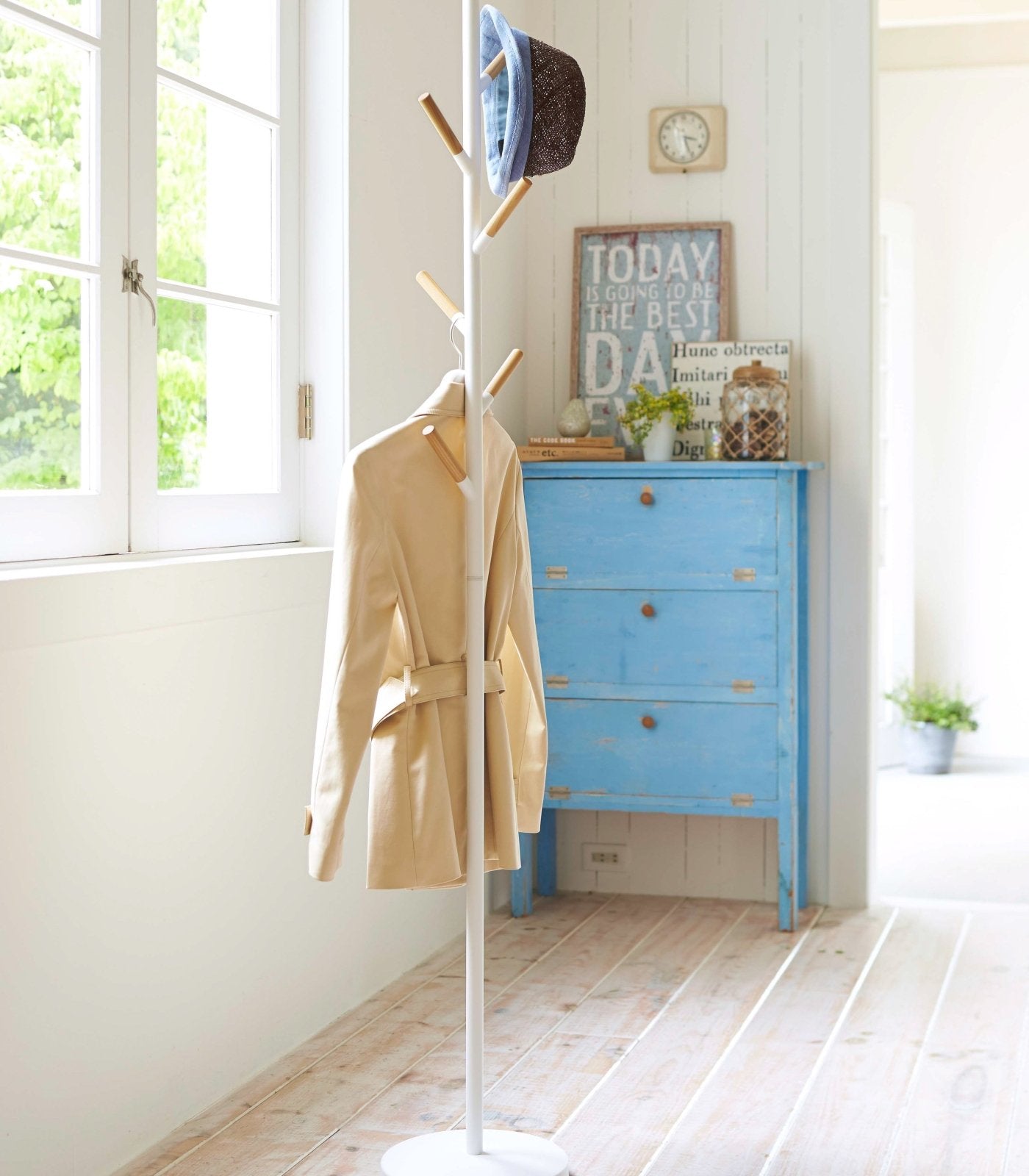 Yamazaki Home · Steel Coat Rack · 70" H | socius design in Rochester, MN